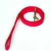 imageOrganic Cotton Dog Leash for SmallMedium and Large BreedBrass Hardware Pet Leash for WalkingRunning and Training 6FTPoinciana Red