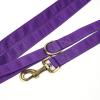 imageOrganic Cotton Dog Leash for SmallMedium and Large BreedBrass Hardware Pet Leash for WalkingRunning and Training 6FTPurple Tornado