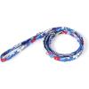 imageOrganic Cotton Dog Leash for SmallMedium and Large BreedBrass Hardware Pet Leash for WalkingRunning and Training 6FTRhododendron