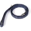 imageOrganic Cotton Dog Leash for SmallMedium and Large BreedBrass Hardware Pet Leash for WalkingRunning and Training 6FTStars
