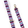 imageOrganic Cotton Dog Leash for SmallMedium and Large BreedBrass Hardware Pet Leash for WalkingRunning and Training 6FTStripes ethnic