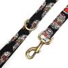 imageOrganic Cotton Dog Leash for SmallMedium and Large BreedBrass Hardware Pet Leash for WalkingRunning and Training 6FTSugar Skull