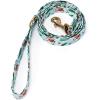 imageOrganic Cotton Dog Leash for SmallMedium and Large BreedBrass Hardware Pet Leash for WalkingRunning and Training 6FTThe Santa
