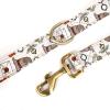 imageOrganic Cotton Dog Leash for SmallMedium and Large BreedBrass Hardware Pet Leash for WalkingRunning and Training 6FTWizard School