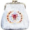 imageBurnout Velvet Double Kiss Clasp Coin Purse PouchVintage Change Wallet Card HolderAHS the Devils Mouth