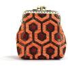 imageBurnout Velvet Double Kiss Clasp Coin Purse PouchVintage Change Wallet Card HolderThe Shining Overlook Hotel