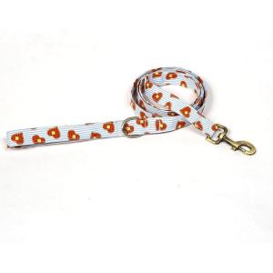 imageOrganic Cotton Dog Leash for SmallMedium and Large BreedBrass Hardware Pet Leash for WalkingRunning and Training 6FTButter Waffles