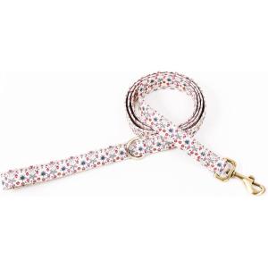 imageOrganic Cotton Dog Leash for SmallMedium and Large BreedBrass Hardware Pet Leash for WalkingRunning and Training 6FTDaisy