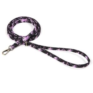 imageOrganic Cotton Dog Leash for SmallMedium and Large BreedBrass Hardware Pet Leash for WalkingRunning and Training 6FTJellyfish