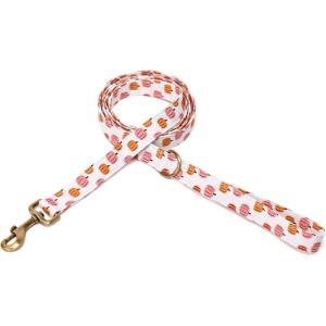 imageOrganic Cotton Dog Leash for SmallMedium and Large BreedBrass Hardware Pet Leash for WalkingRunning and Training 6FTLove Halloween
