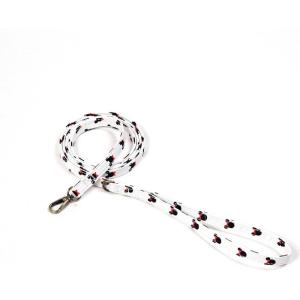 imageOrganic Cotton Dog Leash for SmallMedium and Large BreedBrass Hardware Pet Leash for WalkingRunning and Training 6FTMinnie