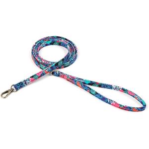 imageOrganic Cotton Dog Leash for SmallMedium and Large BreedBrass Hardware Pet Leash for WalkingRunning and Training 6FTSeaworld