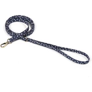 imageOrganic Cotton Dog Leash for SmallMedium and Large BreedBrass Hardware Pet Leash for WalkingRunning and Training 6FTStars