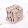 imageAngelinas Palace 6PCS Velvet Jewelry Pouches Travel Jewelry Organizer Portable Storage Bag for Necklaces Bracelets Watches RingsBeigeBEIGE