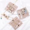 imageAngelinas Palace 6PCS Velvet Jewelry Pouches Travel Jewelry Organizer Portable Storage Bag for Necklaces Bracelets Watches RingsBeigeBEIGE