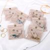 imageAngelinas Palace 6PCS Velvet Jewelry Pouches Travel Jewelry Organizer Portable Storage Bag for Necklaces Bracelets Watches RingsBeigeBEIGE