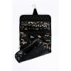 imageAngelinas Palace Brac Jewelry Hanger Organizer home storage hanger and travel organizer rollup with detachable holders and cover protection Diamond RedDiamond Black