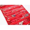 imageAngelinas Palace Brac Jewelry Hanger Organizer home storage hanger and travel organizer rollup with detachable holders and cover protection Diamond RedDiamond Red