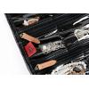 imageAngelinas Palace Brac Jewelry Hanger Organizer home storage hanger and travel organizer rollup with detachable holders and cover protection Diamond RedMemory Black
