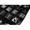 imageAngelinas Palace EZE Jewelry Hanger Organizer Home Storage Hanger Detachable Holders with Travel case Diamond BlackDiamond Black