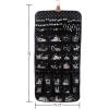 imageAngelinas Palace EZE Jewelry Hanger Organizer Home Storage Hanger Detachable Holders with Travel case Diamond BlackDiamond Black