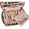 imageAngelinas Palace Jewelry Organizer Case Bridesmaid Gifts Travel Bag Vegan Leather Box for Necklace Earring Bracelet Ringblossom pinkBlossom victorian