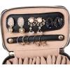 imageAngelinas Palace Jewelry Organizer Case Bridesmaid Gifts Travel Bag Vegan Leather Box for Necklace Earring Bracelet Ringblossom pinkblack