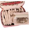 imageAngelinas Palace Jewelry Organizer Case Bridesmaid Gifts Travel Bag Vegan Leather Box for Necklace Earring Bracelet Ringblossom pinkbrandy