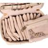 imageAngelinas Palace Jewelry Organizer Case Bridesmaid Gifts Travel Bag Vegan Leather Box for Necklace Earring Bracelet Ringblossom pinkchampagne