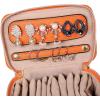 imageAngelinas Palace Jewelry Organizer Case Bridesmaid Gifts Travel Bag Vegan Leather Box for Necklace Earring Bracelet Ringblossom pinklight terracotta