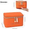 imageAngelinas Palace Jewelry Organizer Case Bridesmaid Gifts Travel Bag Vegan Leather Box for Necklace Earring Bracelet Ringblossom pinklight terracotta