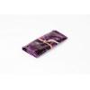imageAngelinas Palace Lygen Leather Travel Jewelry Organizer Roll Foldable Jewelry Storage Bag Portable Holder Zipper Pockets for Necklaces Earrings Bracelets Rings Watches Brown SnakeskinPurple snakeskin
