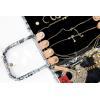 imageAngelinas Palace Lygen Leather Travel Jewelry Organizer Roll Foldable Jewelry Storage Bag Portable Holder Zipper Pockets for Necklaces Earrings Bracelets Rings Watches Brown SnakeskinBlue snakeskin