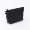 imageAngelinas Palace Personalized Makeup BagEmbossed Name Vegan Leather Cosmetic BagDurable Zipper Waterproof Travel Toiletry BagBlack