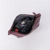 imageAngelinas Palace Personalized Makeup BagEmbossed Name Vegan Leather Cosmetic BagDurable Zipper Waterproof Travel Toiletry BagBurgundy