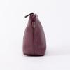 imageAngelinas Palace Personalized Makeup BagEmbossed Name Vegan Leather Cosmetic BagDurable Zipper Waterproof Travel Toiletry BagBurgundy