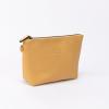 imageAngelinas Palace Personalized Makeup BagEmbossed Name Vegan Leather Cosmetic BagDurable Zipper Waterproof Travel Toiletry BagCanary Yellow