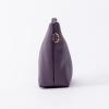 imageAngelinas Palace Personalized Makeup BagEmbossed Name Vegan Leather Cosmetic BagDurable Zipper Waterproof Travel Toiletry BagGrape Purple