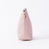 imageAngelinas Palace Personalized Makeup BagEmbossed Name Vegan Leather Cosmetic BagDurable Zipper Waterproof Travel Toiletry BagJelly Pink