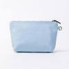 imageAngelinas Palace Personalized Makeup BagEmbossed Name Vegan Leather Cosmetic BagDurable Zipper Waterproof Travel Toiletry BagPearl Blue