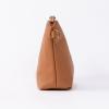 imageAngelinas Palace Personalized Makeup BagEmbossed Name Vegan Leather Cosmetic BagDurable Zipper Waterproof Travel Toiletry BagSaddle