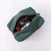 imageAngelinas Palace Personalized Makeup BagWaterproof Vegan Leather Toiletry BagEmbossed Name Cosmetic Bag for Birthday Bridesmaids Wedding GiftForest Green
