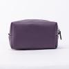 imageAngelinas Palace Personalized Makeup BagWaterproof Vegan Leather Toiletry BagEmbossed Name Cosmetic Bag for Birthday Bridesmaids Wedding GiftGrape Purple