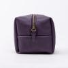 imageAngelinas Palace Personalized Makeup BagWaterproof Vegan Leather Toiletry BagEmbossed Name Cosmetic Bag for Birthday Bridesmaids Wedding GiftGrape Purple