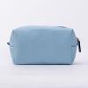 imageAngelinas Palace Personalized Makeup BagWaterproof Vegan Leather Toiletry BagEmbossed Name Cosmetic Bag for Birthday Bridesmaids Wedding GiftPearl Blue