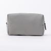 imageAngelinas Palace Personalized Makeup BagWaterproof Vegan Leather Toiletry BagEmbossed Name Cosmetic Bag for Birthday Bridesmaids Wedding GiftPearl Grey