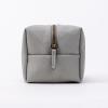 imageAngelinas Palace Personalized Makeup BagWaterproof Vegan Leather Toiletry BagEmbossed Name Cosmetic Bag for Birthday Bridesmaids Wedding GiftPearl Grey