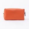 imageAngelinas Palace Personalized Makeup BagWaterproof Vegan Leather Toiletry BagEmbossed Name Cosmetic Bag for Birthday Bridesmaids Wedding GiftPumpkin Orange