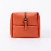 imageAngelinas Palace Personalized Makeup BagWaterproof Vegan Leather Toiletry BagEmbossed Name Cosmetic Bag for Birthday Bridesmaids Wedding GiftPumpkin Orange