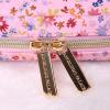 imageAngelinas Palace Small Waterproof Jewelry Organizer Case Vegan Leather Travel Storage Bag Bridesmaid Gifts for Necklace Earring Bracelet Ringchampagneblossom pink